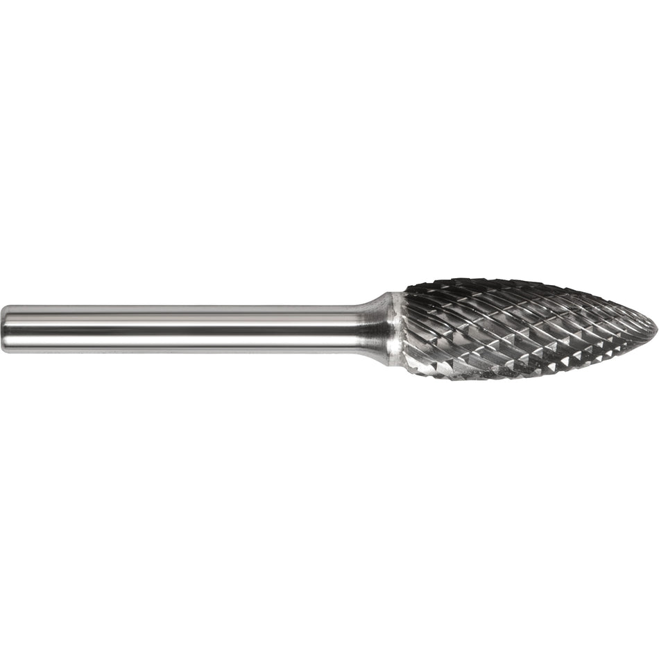Drillco® Single Cut Flame Shaped Burr - UAR826