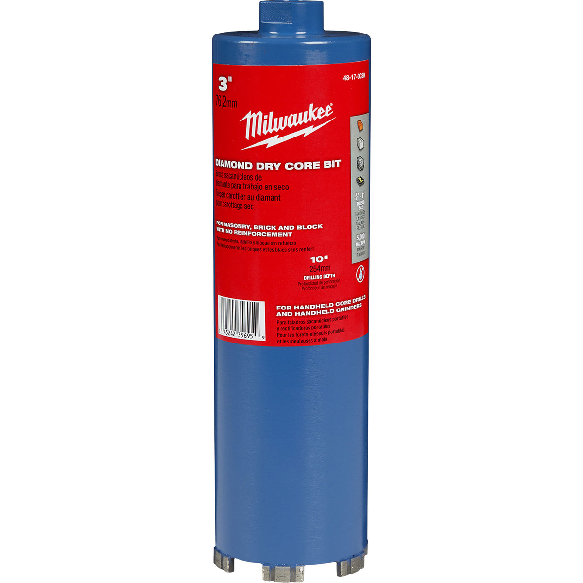 Diamond Dry Core Bit - UAV373