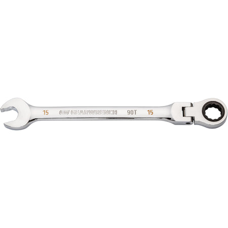 90-Tooth Flex Head Ratcheting Combination Wrench - UAV544