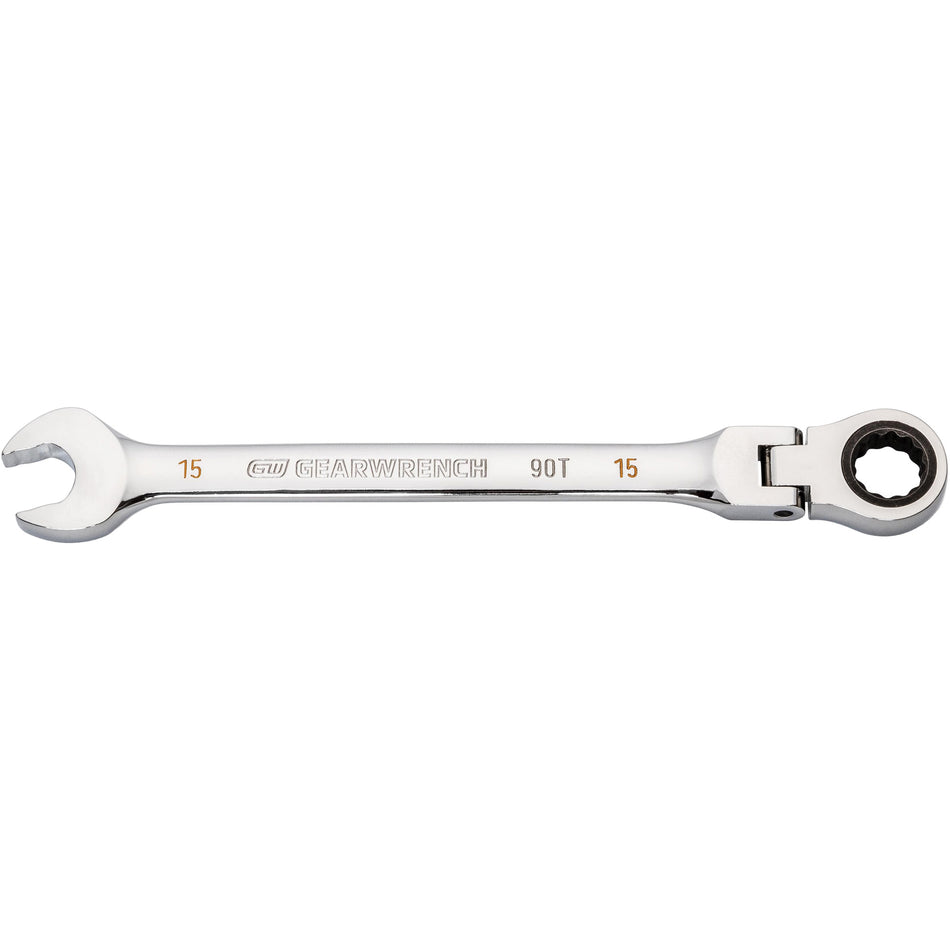 90-Tooth Flex Head Ratcheting Combination Wrench - UAV544