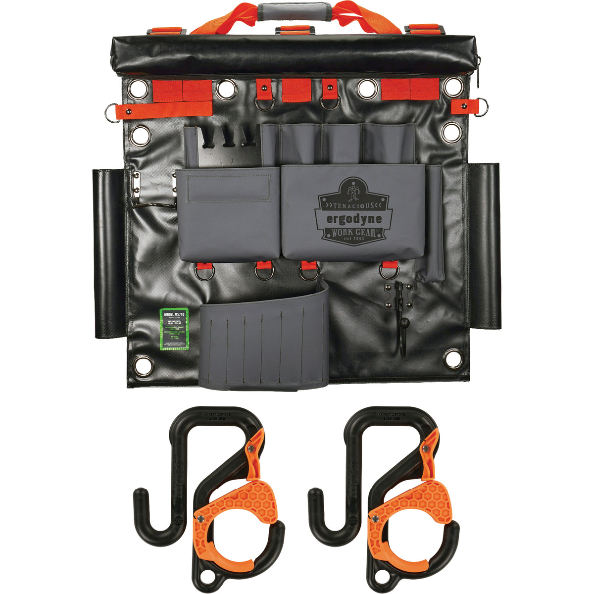 Arsenal 5711 Bucket Truck Tool Board with 2" Locking Aerial Bucket Hooks Kit - UAV739