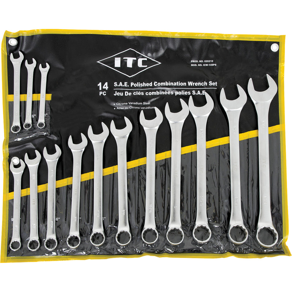 ICW-14PS Polished Wrench Set - UAV823