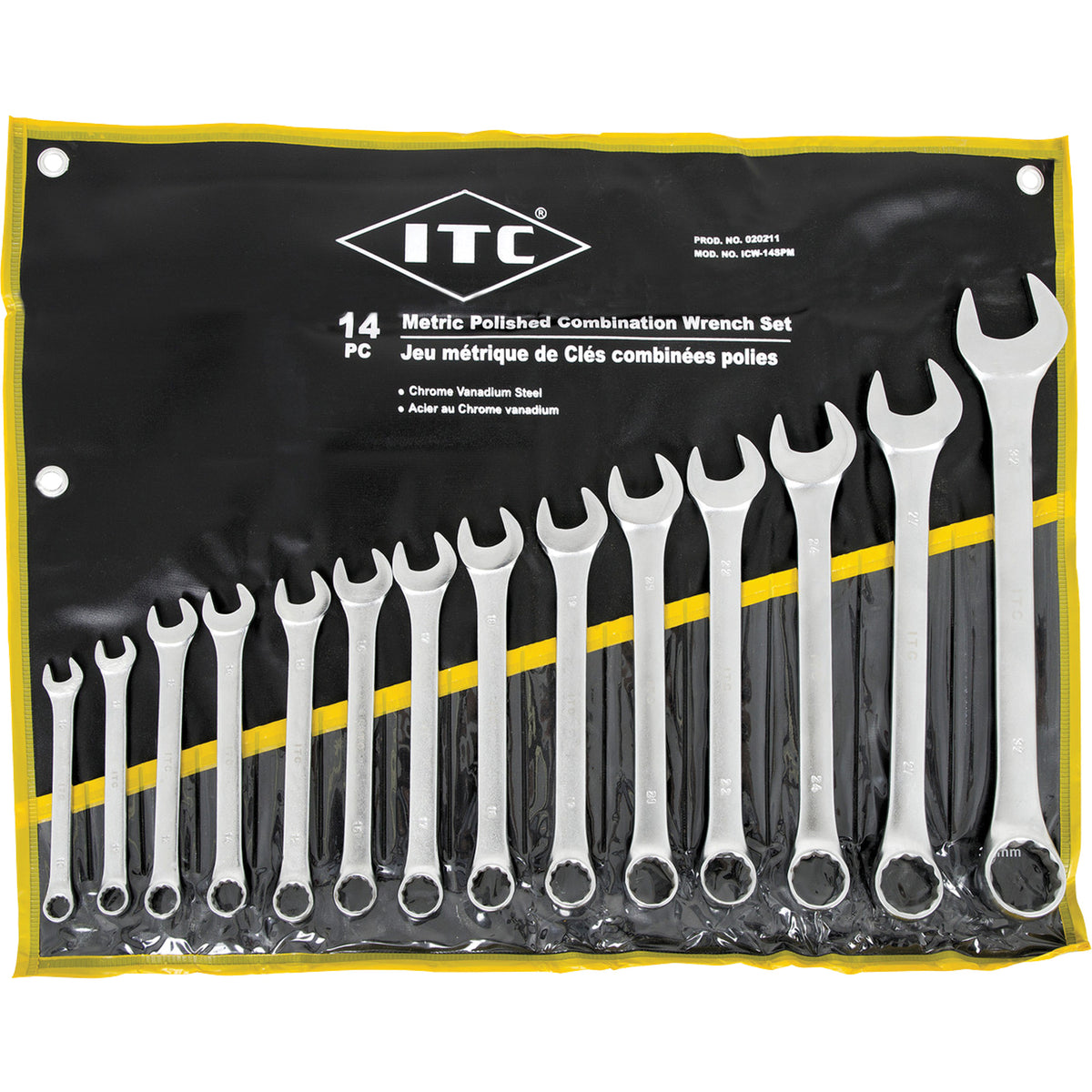 ICW-14PM Polished Wrench Set - UAV824