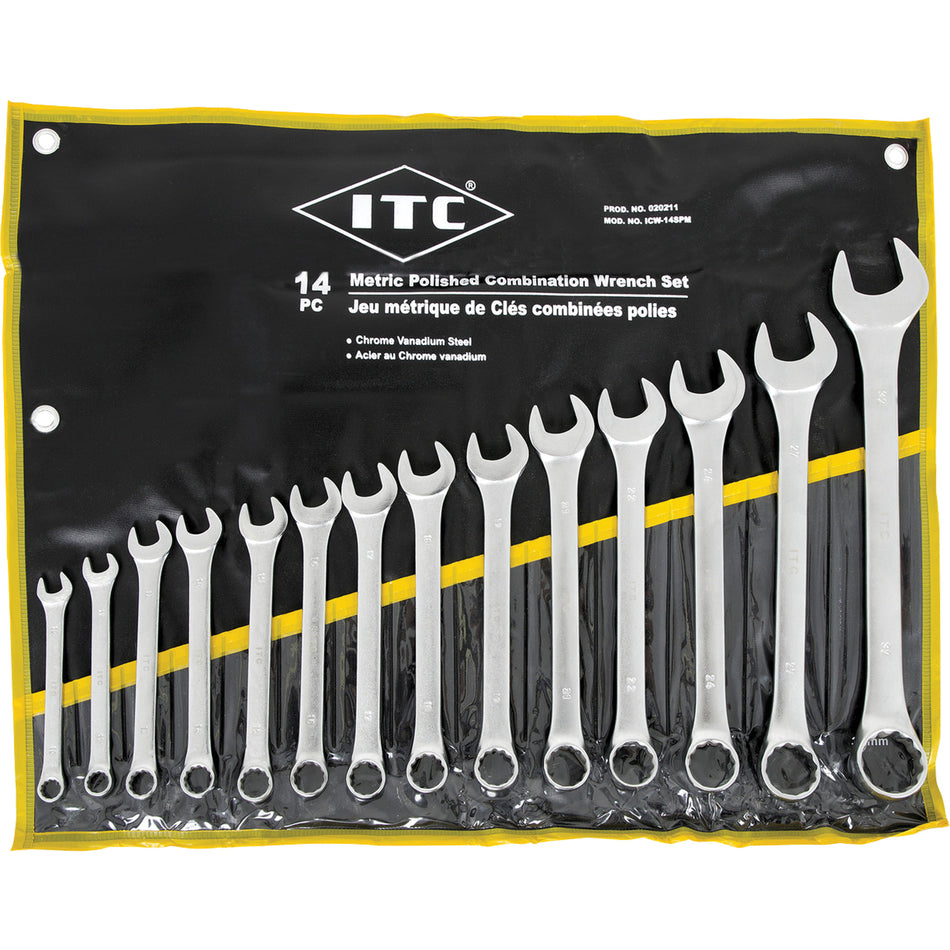 ICW-14PM Polished Wrench Set - UAV824