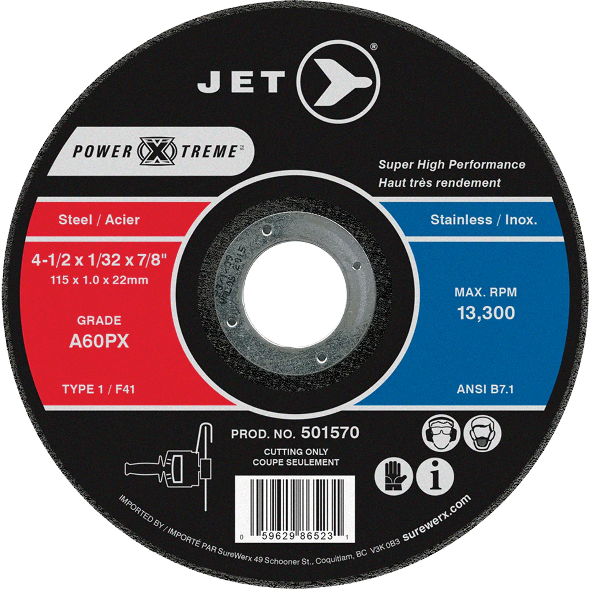 A60PX Power-Xtreme Cut-Off Wheel - UAV969