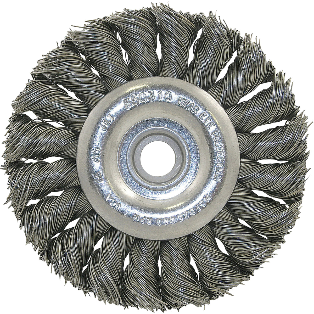 3K114 Unthreaded Knot Twisted Wire Wheel - UAV998