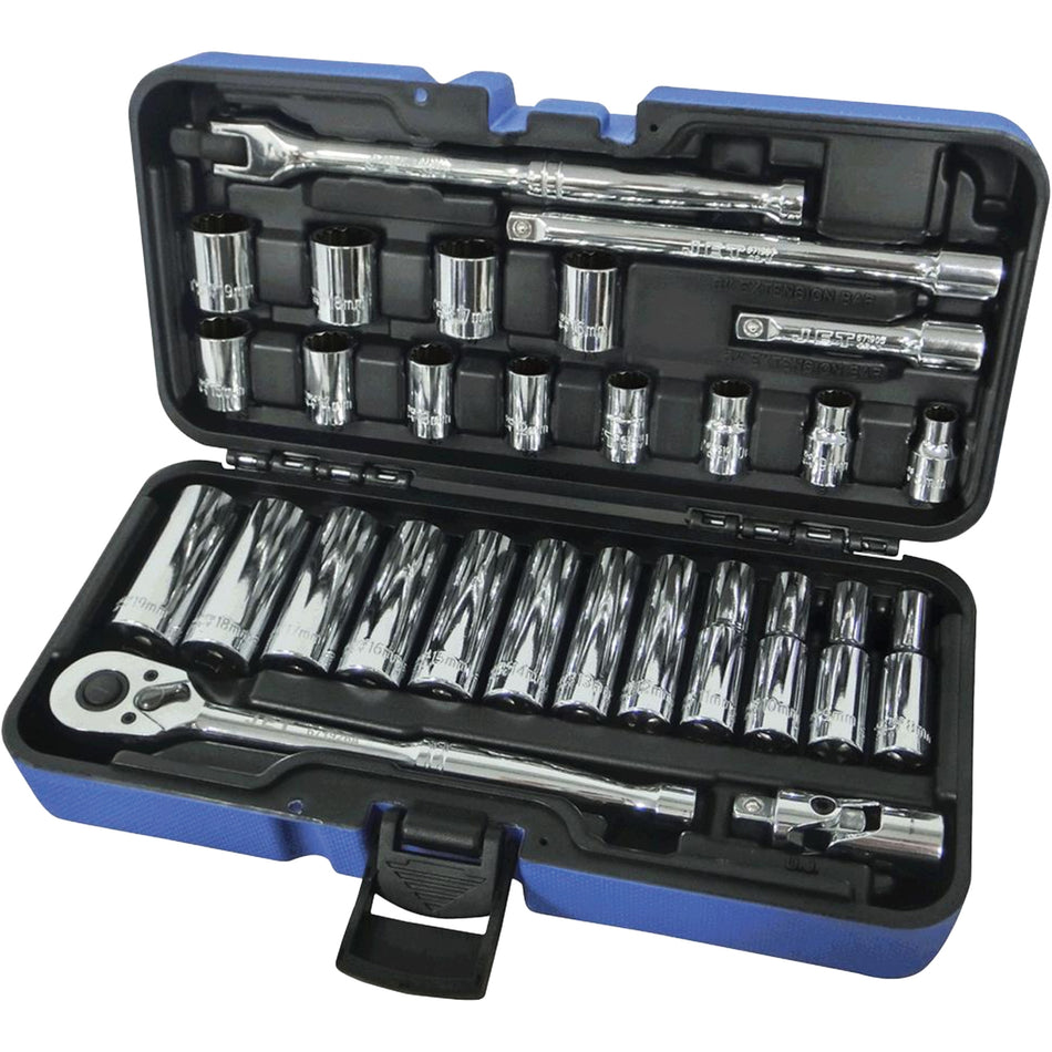 12-Point Ratchets & Sockets Combination Sets - UAW291